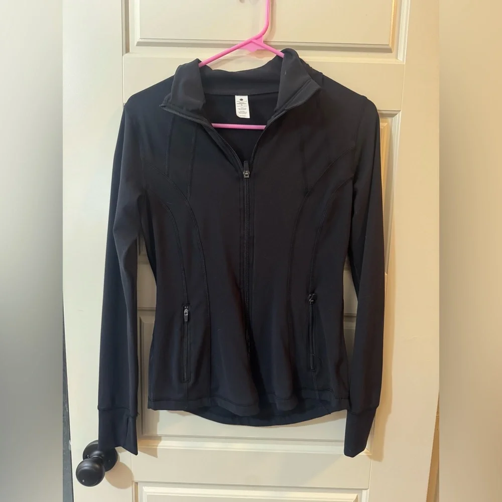 Yogalicious Womens Soft Lightweight Full Zip Yoga Jacket with Pockets SMALL 🖤 - Picture 6 of 8